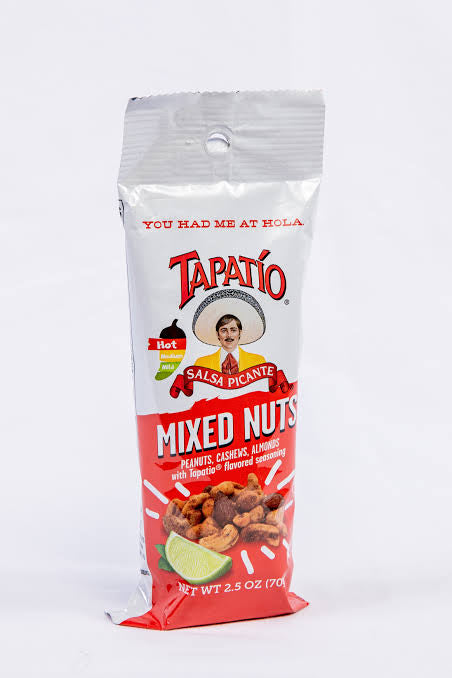 TAPATIO HOT SAUCE MIXED NUTS 70g