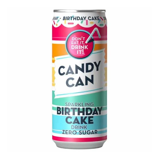 CANDY CAN SPARKLING BIRTHDAY CAKE DRINK 330ml